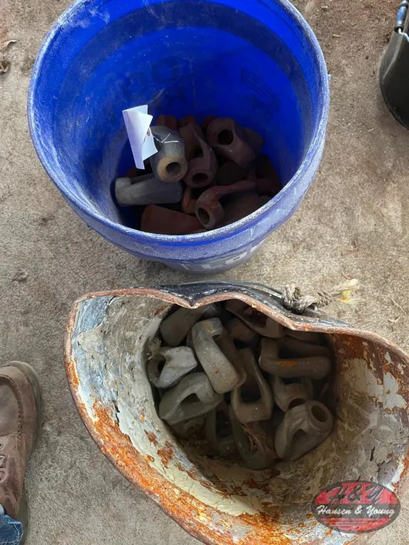 (2) Buckets of Anchor Eyes