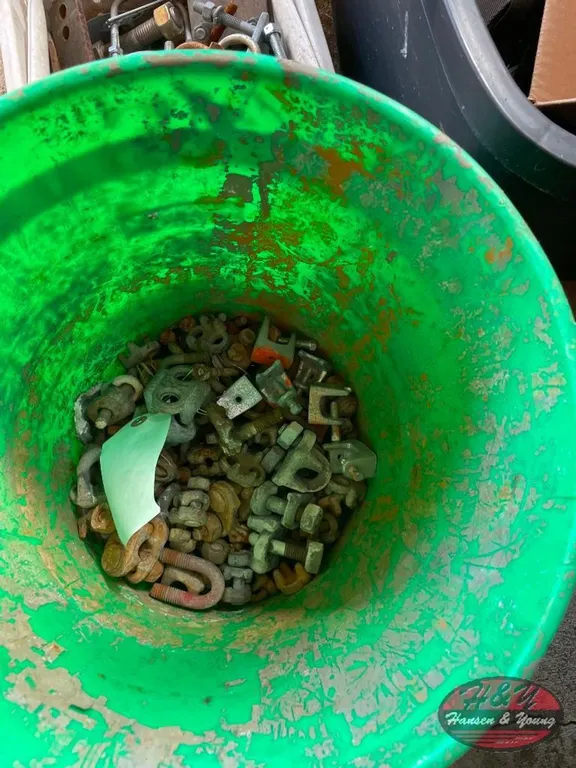 Bucket of Cable Clamps