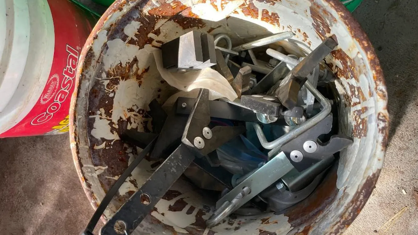 Bucket of Clamps