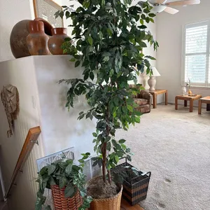 ARTIFICIAL TREE & BASKET