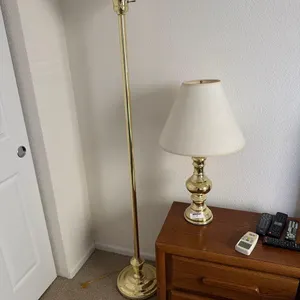 (2) BRASS STYLE LAMPS