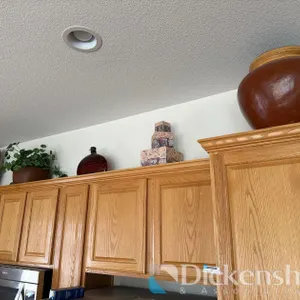 VASES & DECOR ON TOP SHELF
