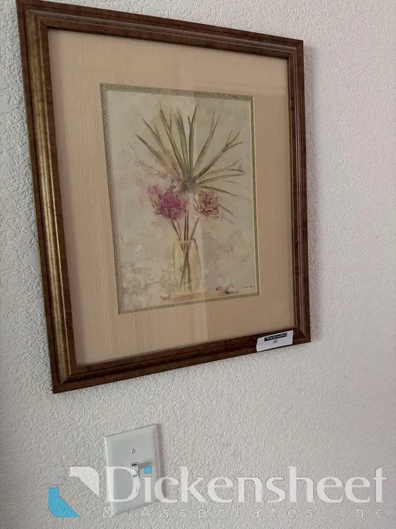 (2) HALL FRAMED ARTWORK OR MIRROR