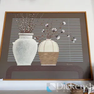 FERRANTE FLORAL THEME FRAMED ARTWORK