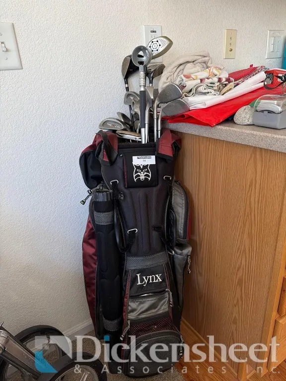 LYNX GOLF BAG & CLUBS