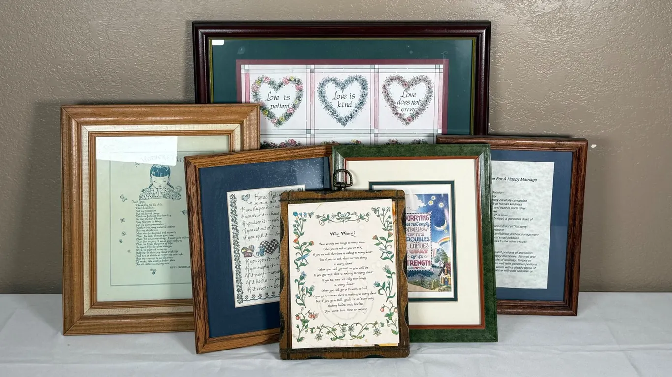 Vintage Frames and Novelty Prints