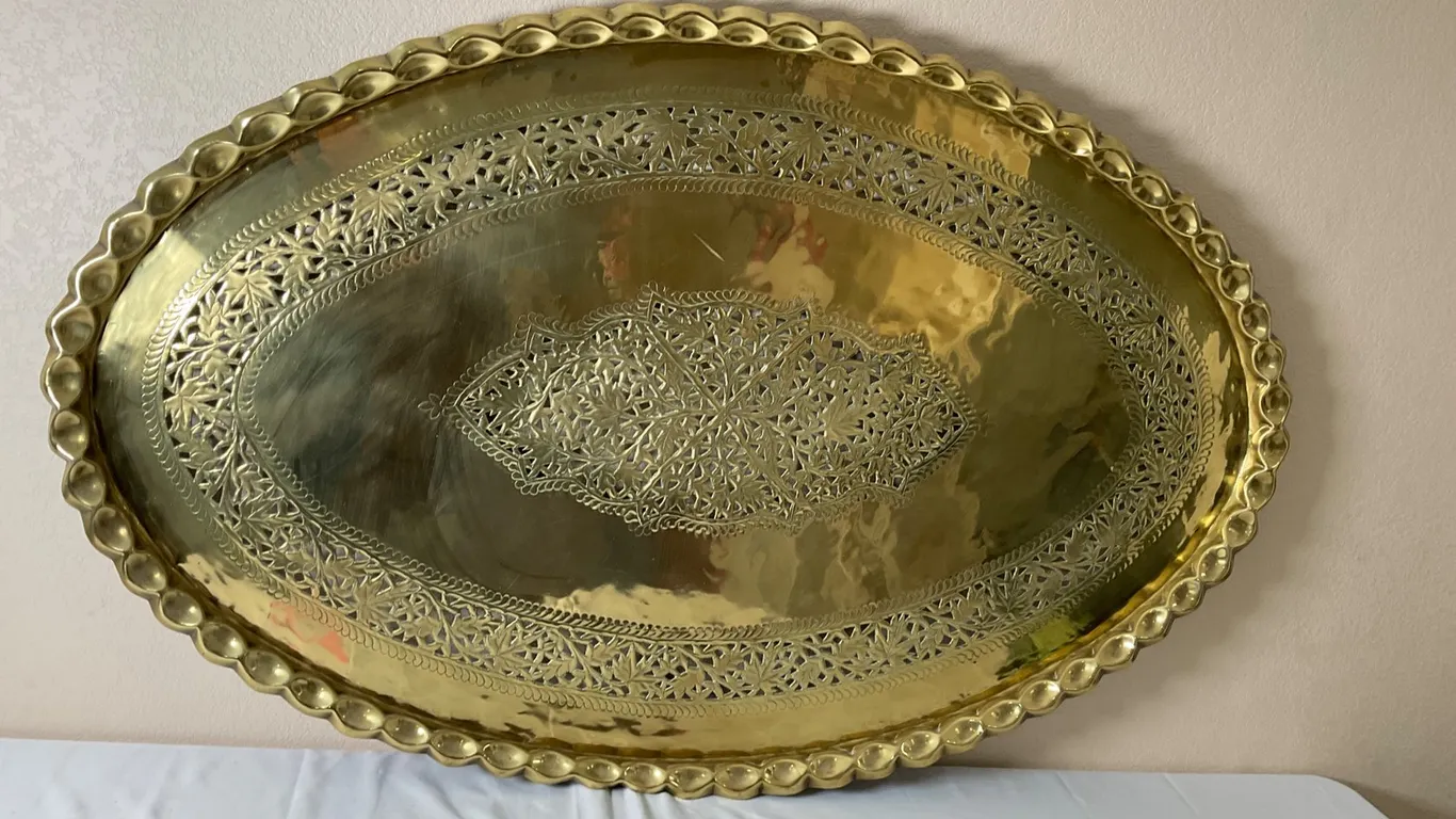 Moroccan Brass Tray