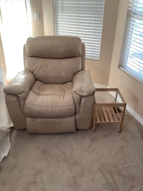Recliner & Side Table