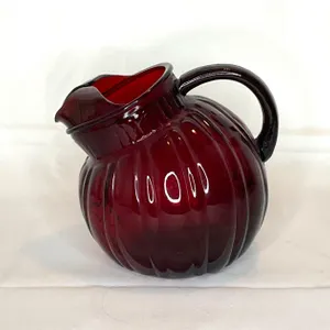 Vintage Ruby Pitcher