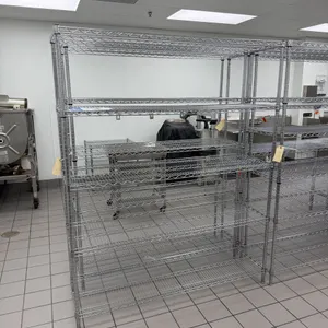 Olympic Storage Products NSF Chrome Wire Shelving Units