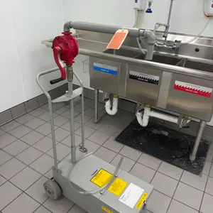 Frymaster PSDU50 50-Lb Portable Fryer Oil Shortening Disposal Unit With Hand Pump
