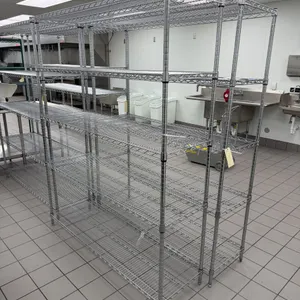 Olympic Storage Products NSF Chrome Wire Shelving Units