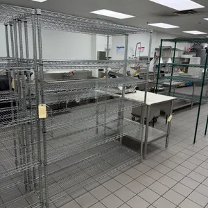 Olympic Storage Products NSF Chrome Wire Shelving Units