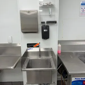 Universal Hand Sink With Soap & Paper Towel Dispenser