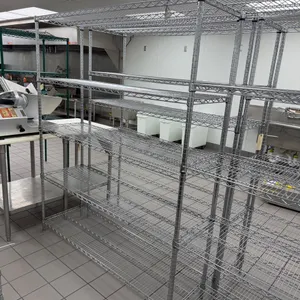 Olympic Storage Products NSF Chrome Wire Shelving Units