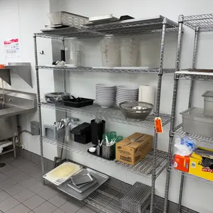 Olympic Storage Products NSF Chrome Wire Shelving Units