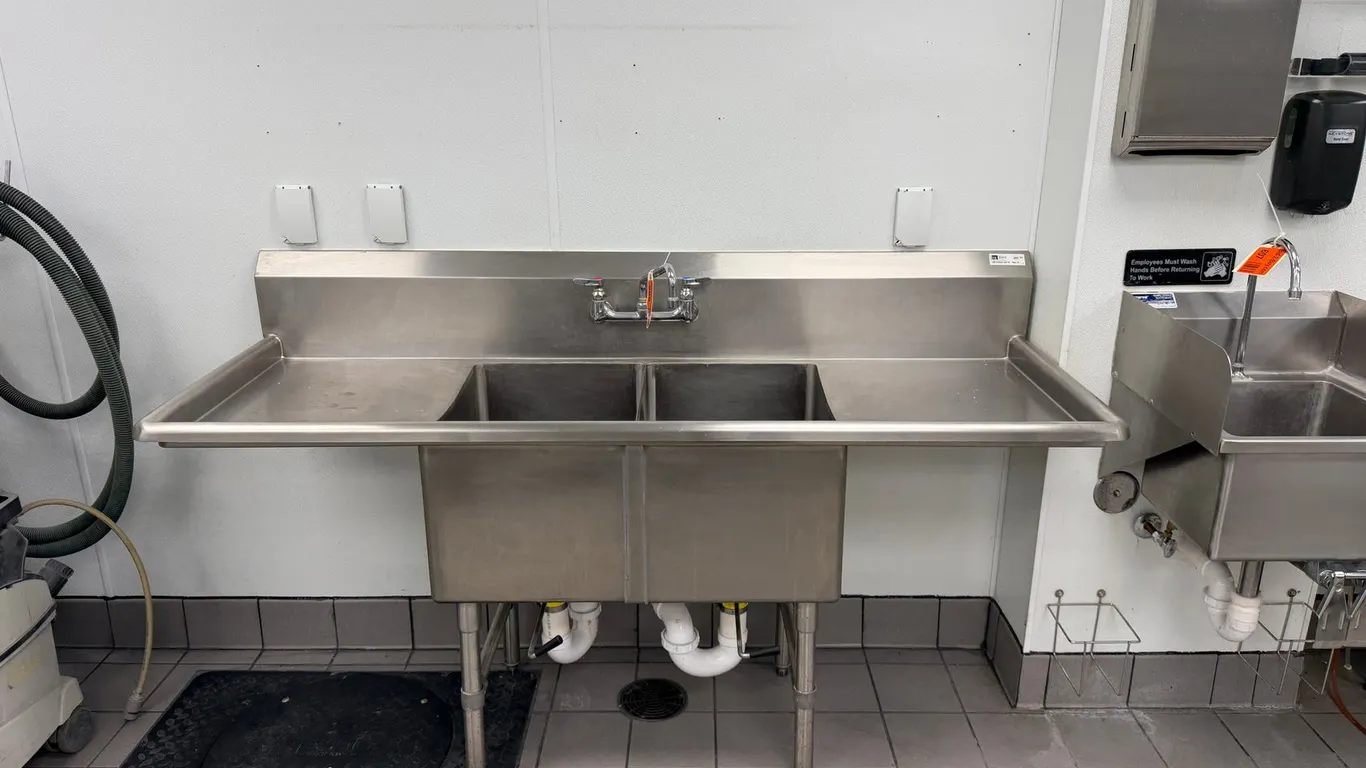John Boos Commercial 2-Compartment Sink