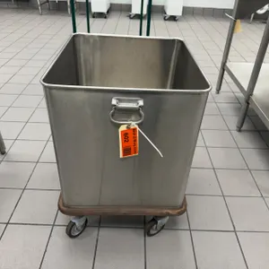 Stainless Steel Mobile Ingredient Bin