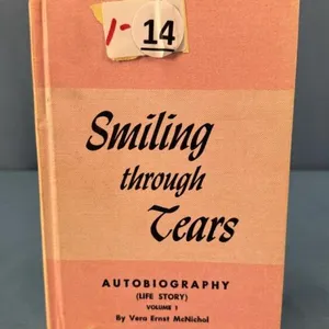 VERA MCNICHOL "SMILING THROUGH TEARS" HARD COVER