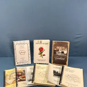 (9) WIRE BOUND COOK BOOKS