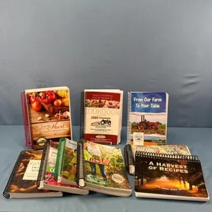 (9) IPM WIRE BOUND COOK BOOKS