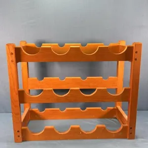 PINE (12) BOTTLE WINE RACK