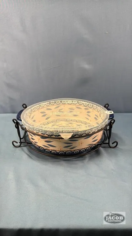 TEMP-TATIONS 9IN BOWL WITH PLASTIC LID