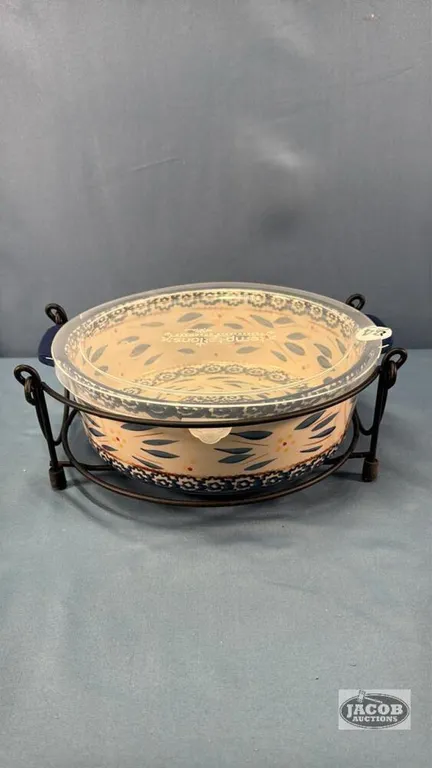 TEMP TATIONS 8.5IN BOWL WITH PLASTIC LID