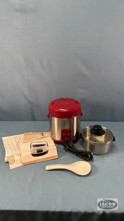WOLFGANG PUCK 1.5 CUP PORTABLE RICE COOKER