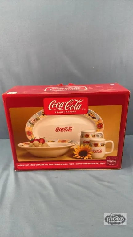 COCA-COLA (4) PIECE SET