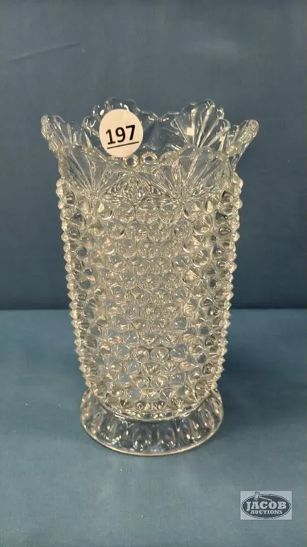 HOB NAIL CELERY VASE