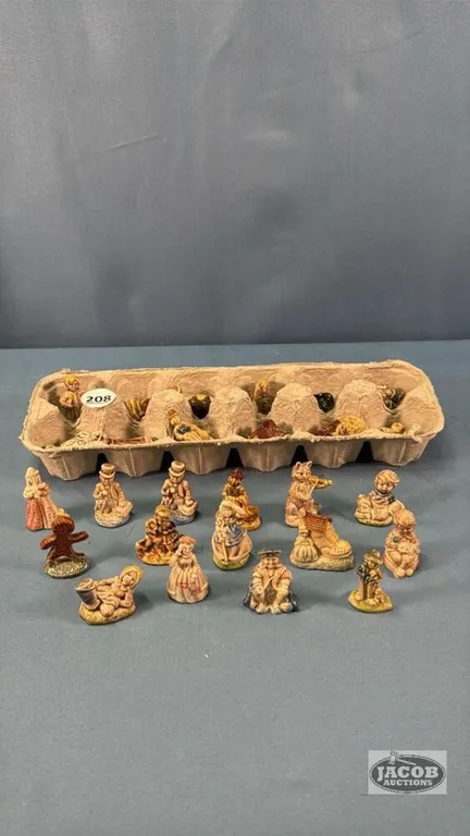 27 TEA FIGURINES