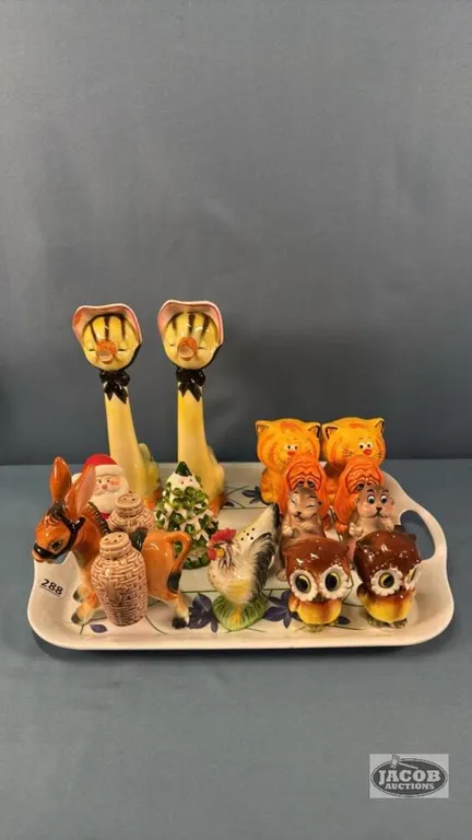 (8) SALT AND PEPPER SETS