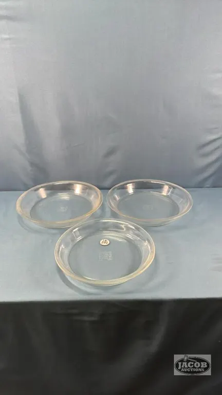 (3) PYREX PIE PLATES