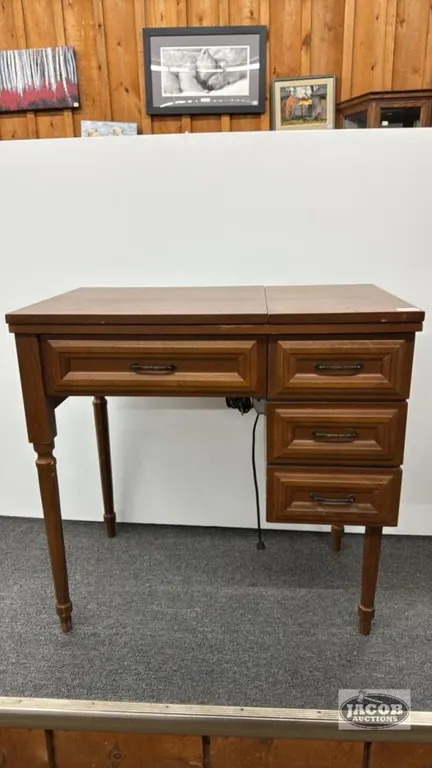 WOODEN SEWING MACHINE STAND