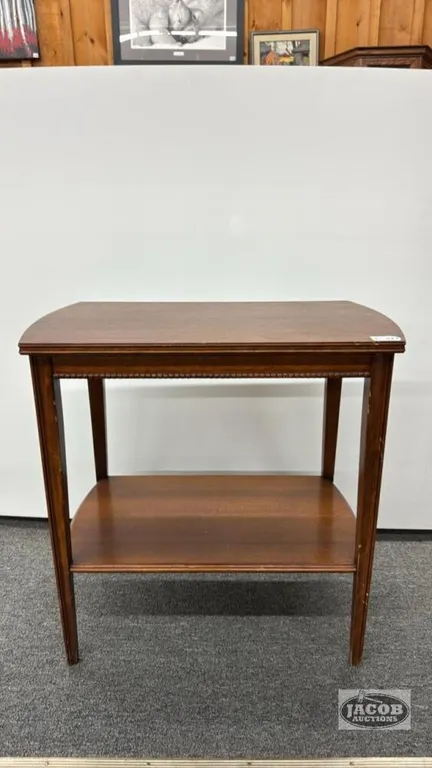 WOODEN END TABLE