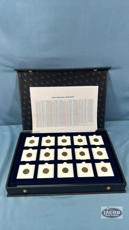 1934-2010 1 CENT COIN COLECTION
