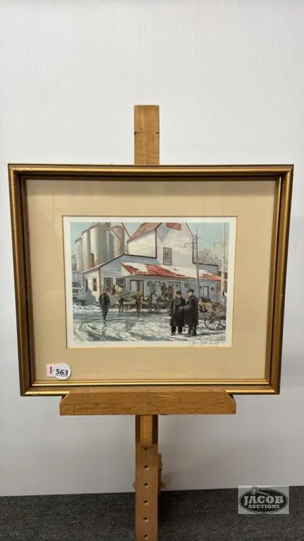 PETER SCHNYDER NUMBERED PRINT "MILVERTON MILL"