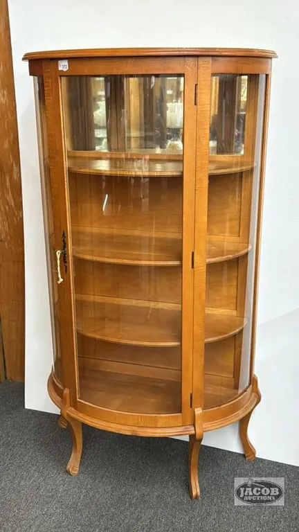 REPRO BOWED GLASS CHINA CABINET