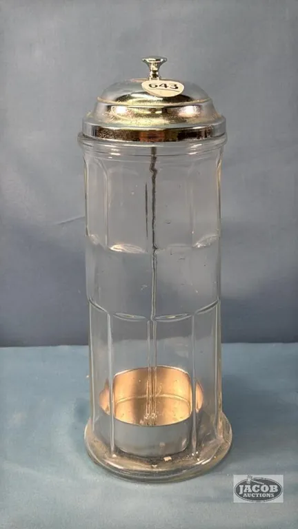 BARBERS COMB STERILIZER CANISTER
