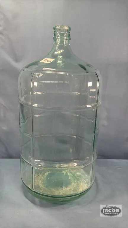 CLEAR GLASS CARBOY WINE JUG
