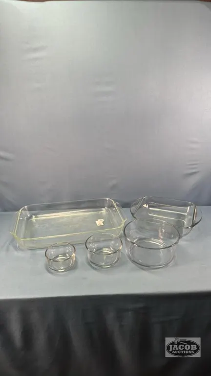GLASS WARE COOKING/CONTAINER LOT