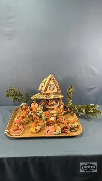 HAND PAINTED STONECRAFT LOT BY PENDELIN