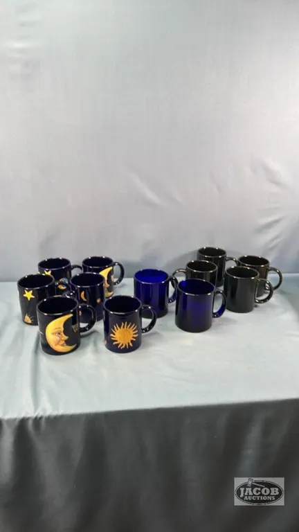 (12) UNMATCHED COFFEE MUGS