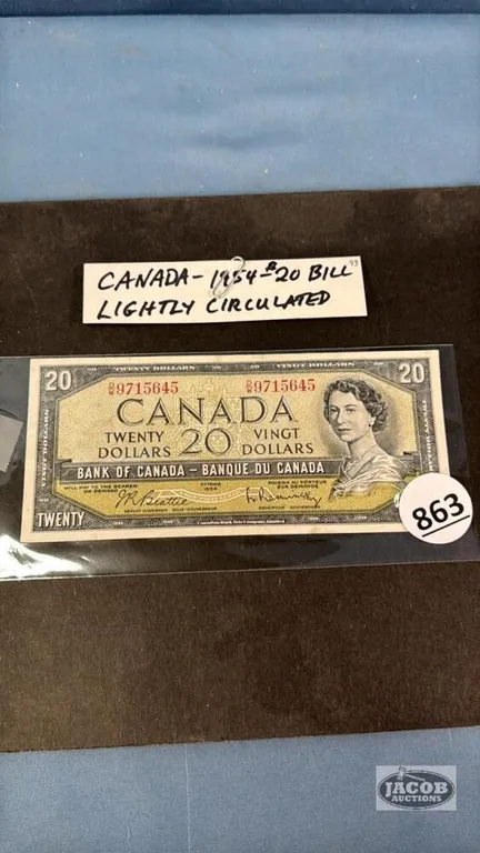 CAN. 1954 $20 BILL