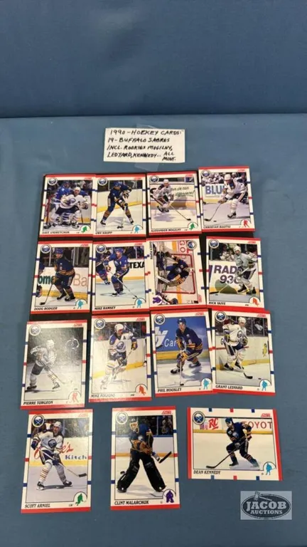 1990 BUFFALO SABRES HOCKEY CARDS