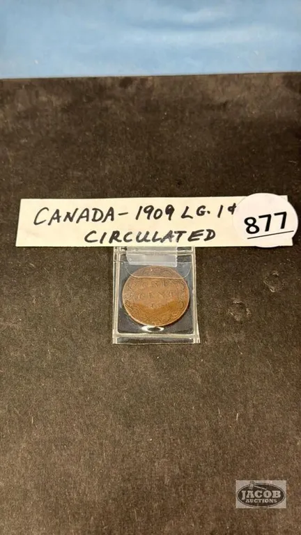 CAN. 1909 LARGE PENNY