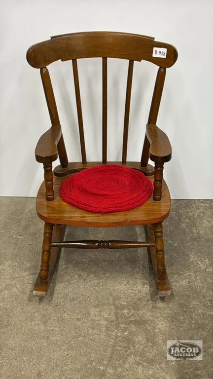 CHILDS WOODEN ROCKER