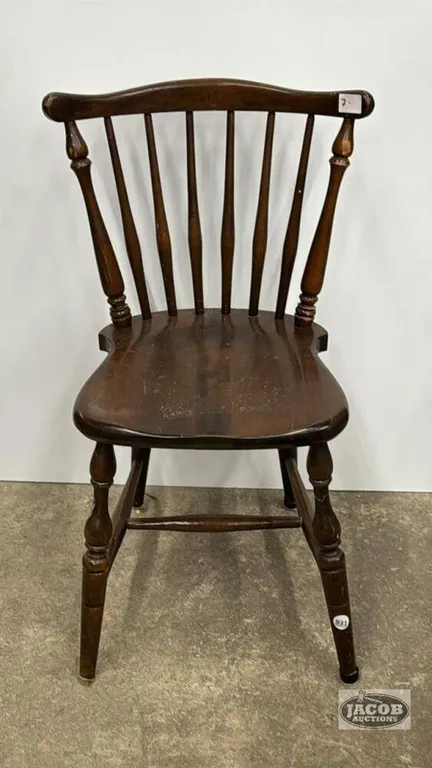 (1) SPINDLE BACK CHAIR