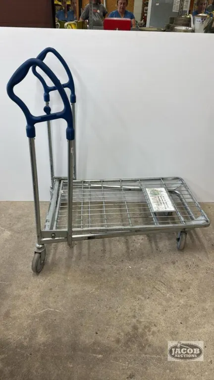 IKEA METAL CART WITH (4) SWIVEL CASTERS